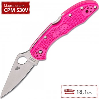Нож SPYDERCO DELICA 11FPPNS30V Нож SPYDERCO DELICA 11FPPNS30V